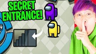 LANKYBOX Reacts To SECRET NEW UNDERGROUND MAP In AMONG US! (*CRAZY AMONG US ANIMATIONS*)