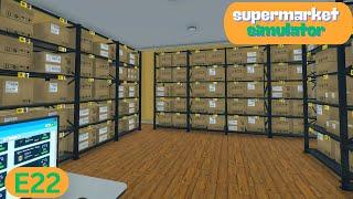 Almost 100% Stocked | Supermarket Simulator | Ep 22