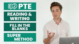 PTE Reading & Writing: Fill in the Blanks | SUPER METHOD!