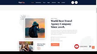 Travio  Travel Agencies WordPress Theme tourism vacation