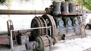 FAIRBANKS MORSE Big OLD Engines COLD STARTING UP AND COOL SOUND 6