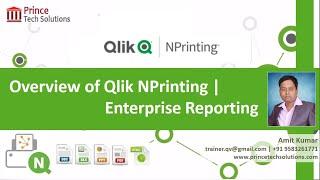 Overview of Qlik NPrinting | Enterprise Reporting