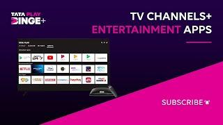 Tata Play Binge+ | Binge+ smart set-top-box | Enjoy 25+ premium apps and Amazon Prime Video