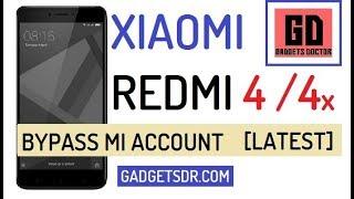 Xiaomi Redmi 4 and 4X Remove MI Account (MIUI-9) | Without Flashing