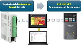 PLC और HMI से Delta VFD को Control कैसे करें | vfd hmi and plc communication |