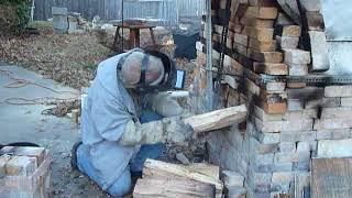 Soda Kiln firing with Gas and Wood 18