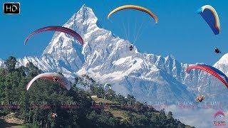 Paragliding in Pokhara, Beauty of Nepal-Paragliding Video