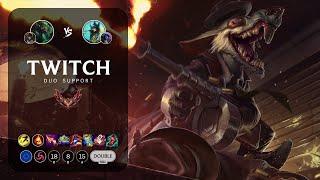 Twitch Support vs Nami - EUW Grandmaster Patch 12.21