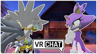 Silver & Blaze Meet Female Silver - SLEEPOVER AT BLAZE'S?! (VR Chat)