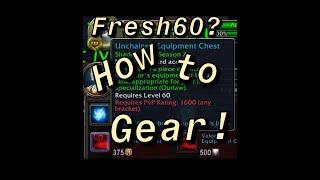 How to Guide: Gearing a fresh 60 shadowlands 9.1.5