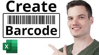 How to Create Barcode in Excel - FREE & No Install