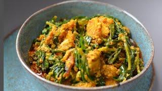 TASTIEST WATERLEAF stew// (YEVU GBOMA) recipe ️ Ndudu by Fafa