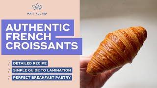 Homemade Authentic French Croissants Recipe