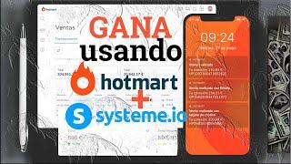 como GANAR dinero con HOTMART y SYSTEMEIO 2024 | como vender en automatico | #systemeio