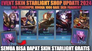 EVENT STARLIGHT SHOP!!! Cara Cepat Mengumpulkan 1200 Rare Skin Fragment |• Starlight Mobile Legends