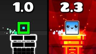 DASH в Каждой Версии Geometry Dash (1.0 - 2.3)