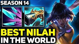 RANK 1 BEST NILAH IN SEASON 14 - AMAZING GAMEPLAY! | League of Legends