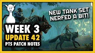 New Tank Set Still Good?!? | Week 3 PTS Patch Notes | Update 42 - Gold Road 10.0.2