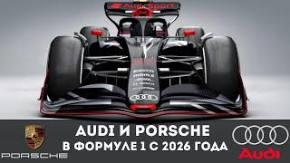 Порше и Ауди приходят в Формулу 1. С какими командами решили работать Фольксваген? Регламент 2026 г.