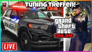 XXL Tuning Treffen mit neuen DLC Fahrzeugen in GTA 5 ONLINE! Geld verdienen live in GTA 5!