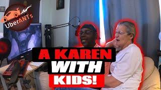 Karen with kids gets into Uber. (No car seat!) Then Goes Off! 