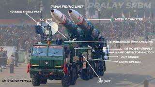 PRALAY Missile 12x12 TEL Break covers at RDP | 370+ Missiles soon