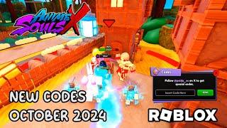 Roblox Anime Souls Simulator X -New Codes October 2024