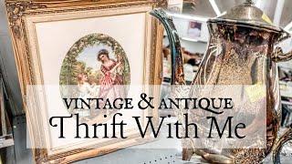 THRIFTING AT GOODWILL FOR ANTIQUES & VINTAGE DECOR + HAUL | Farmhouse, Cottage, Country Decor