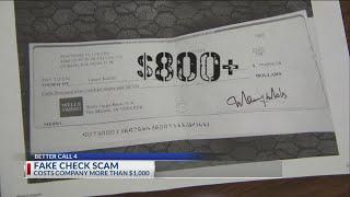 Columbus small business owner victim of check scam