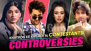 CONTROVERSIES & DARK SECRETS OF KHATRON KE KHILADI 14 CONTESTANTS | KKK14 | ASIM RIAZ | ABHISHEK