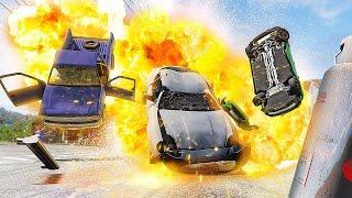 Realistic Car Crashes Compilation  #8 BeamNG Drive