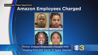 Police: Amazon Employees Charged After Stealing $100,000 Worth Of Apple Watches