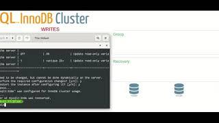 Setup MySQL InnoDB Cluster from Scratch in less than 3 minutes