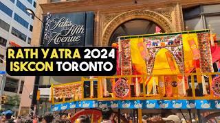 RATH YATRA TORONTO 2024 | Massive Hindu Festival | ISKCON