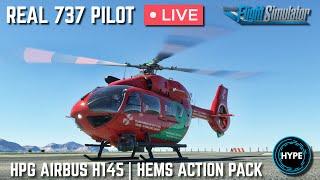 Real 737 Pilot LIVE | Flying the Hype Performance Group Airbus H145 Helicopter!