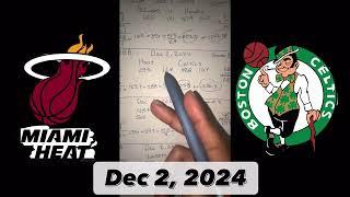 The NBA Script | Heat vs Celtics Game 1 Dec 2, 2024