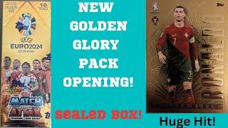 NEW TOPPS EURO 2024 MATCH GOLDEN GLORY BOX OPENING! 10 PREMIUM PACKS!