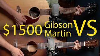 J45 Studio vs Martin 000-15 M : USA Made Acoustics, Martin vs Gibson