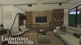 Bloxburg: Modern Luxurious Villa | Speedbuild | Part 2 | Roblox Bloxburg