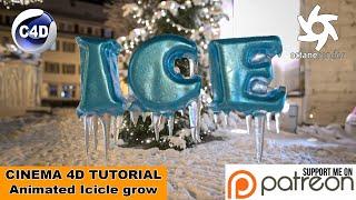 Animated Icicle Grow (Cinema 4D Tutorial)