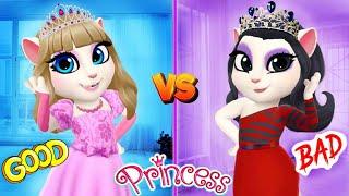 GOOD VS BAD Princess | My Talking Angela 2