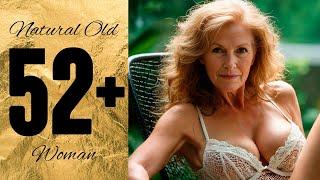 Natural Beauty Older Women OVER 52 in Their Homes