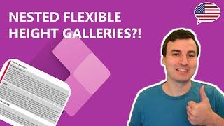 [PowerApps QuickTips] The popular NESTED GALLERY, but this time with FLEXIBLE HEIGHT