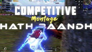 PUBG MOBILE COMPETITIVE MONTAGE | HATH BAANDH| GAMELOOP EMULATOR #PUBGMOBILE