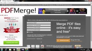 How to Merge PDF Files | No Software Needed !!