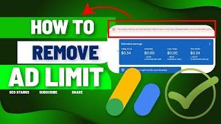 How to Remove AdSense Ad Limit in 2024? | Fix Adsense Ad Limit | Remove Ad Limit | Complete Guide