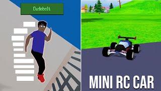 Dude Theft Wars Can The Dudebolt cheat code beat The Mini RC Car ??? 