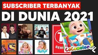 Subscriber Terbanyak Dunia 2021 || Data Terbaru