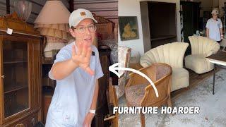 Storage Unit & Workshop Tour + Cleaning Vintage Chairs