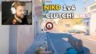 NIKO outstanding 1v4 Clutch! S1MPLE's AWP is on Fire! CS2 Highlights